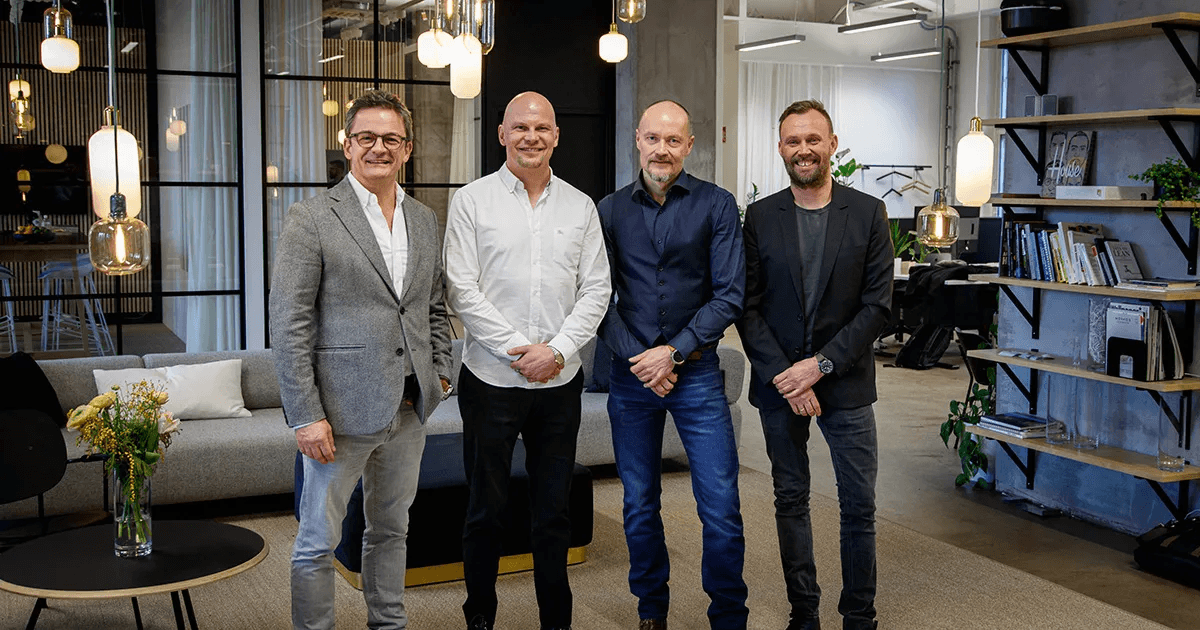 The NoA Finland leadership of Thomas Høgebøl, Miska Rajasuo, Tom Jacobsson and Mikael Jørgensen.